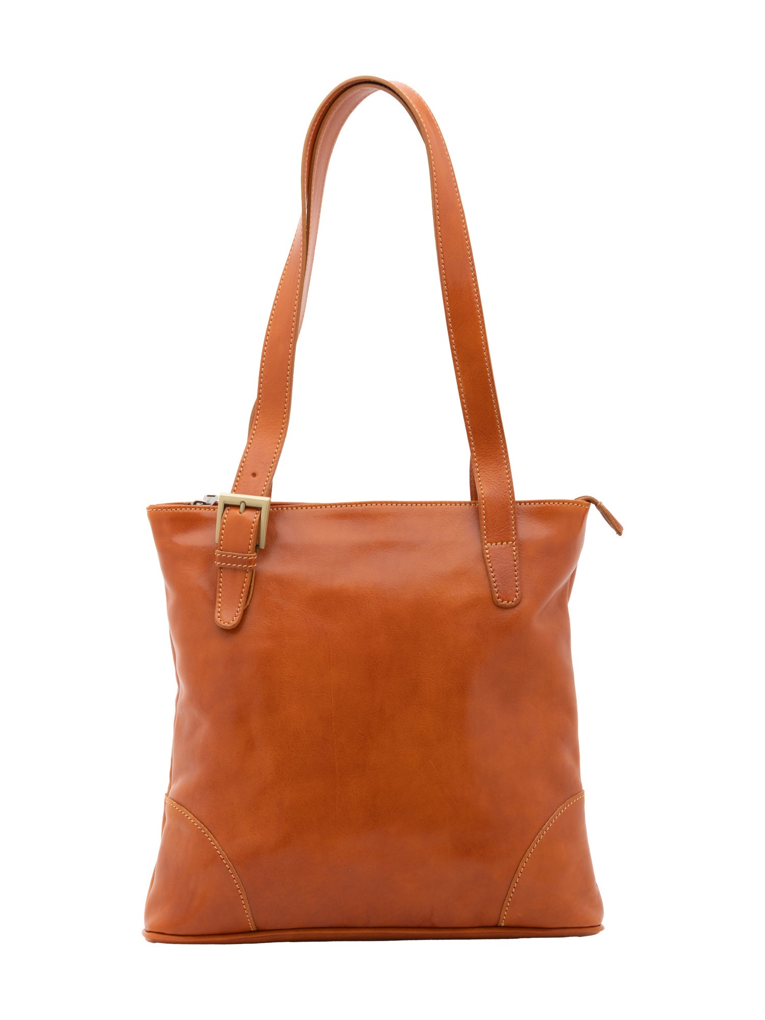 Borsa a spalla da donna In Vera pelle Made in Italy 33x35x8 cm-0