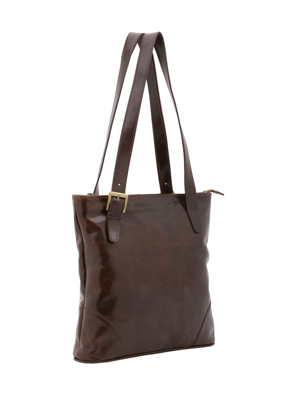 Borsa a spalla da donna In Vera pelle Made in Italy 33x35x8 cm-1