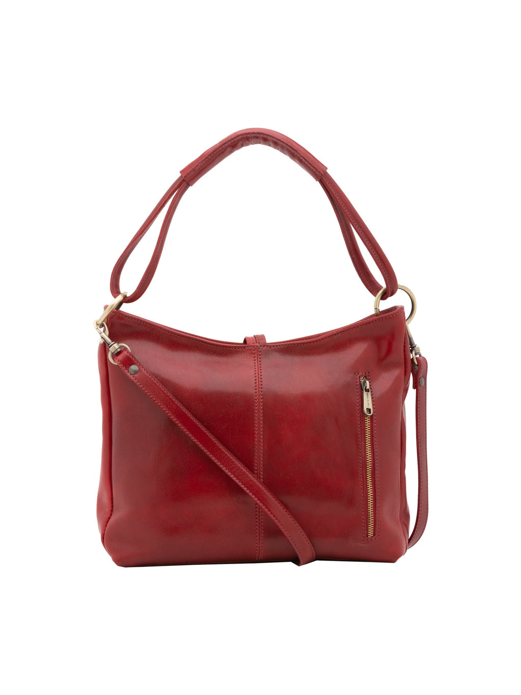 Borsa a spalla da donna In Vera pelle Made in Italy 29x32x11 cm-3