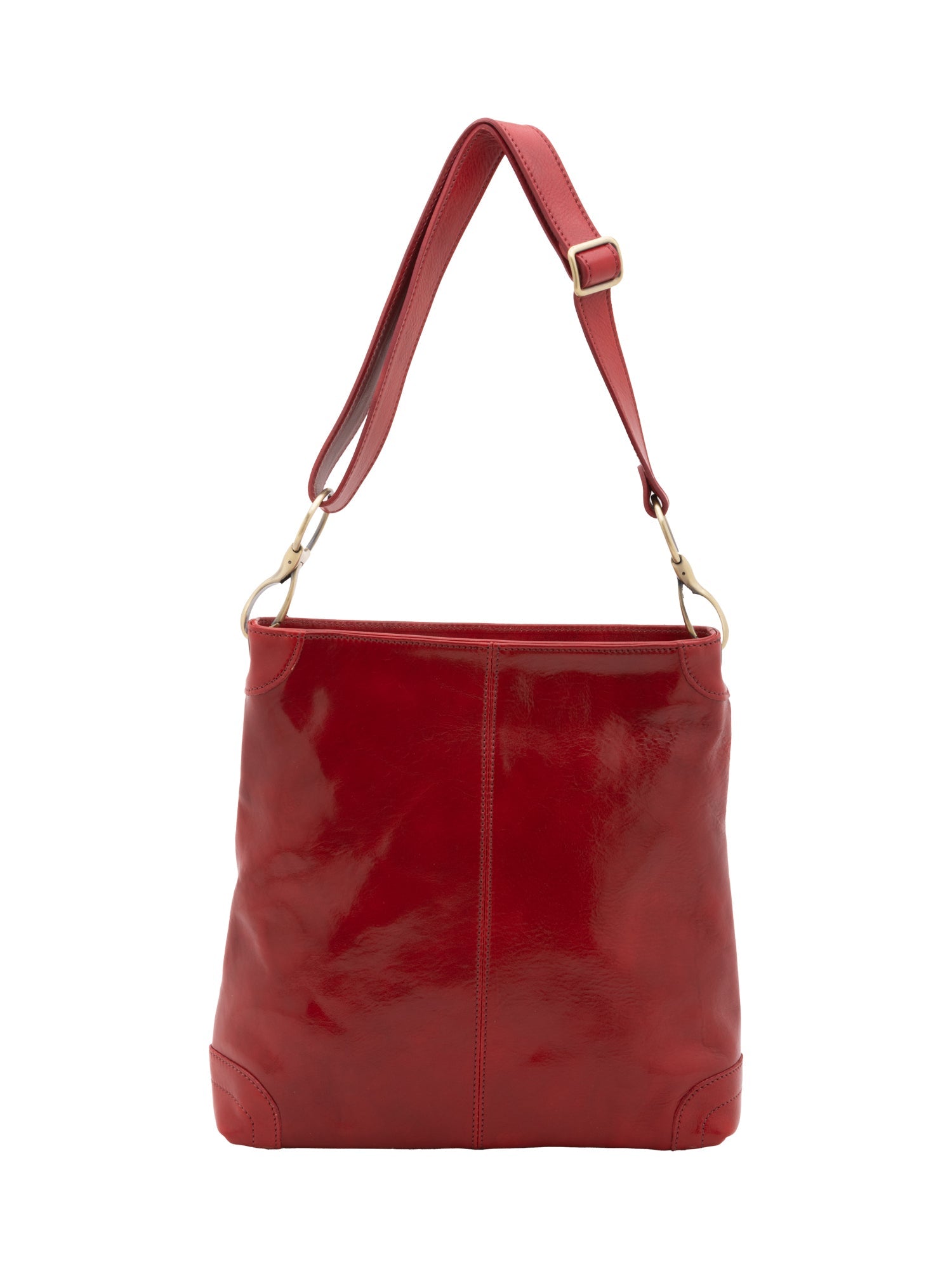 Borsa a spalla da donna In Vera pelle Made in Italy 32x32x11 cm-3