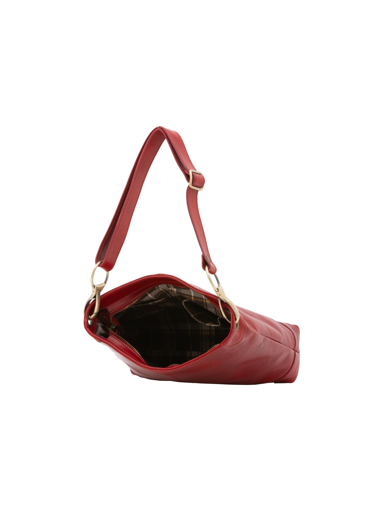 Borsa a spalla da donna In Vera pelle Made in Italy 32x32x11 cm-4