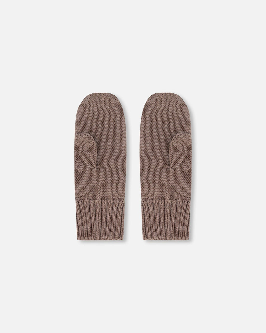 Knit Mittens Taupe