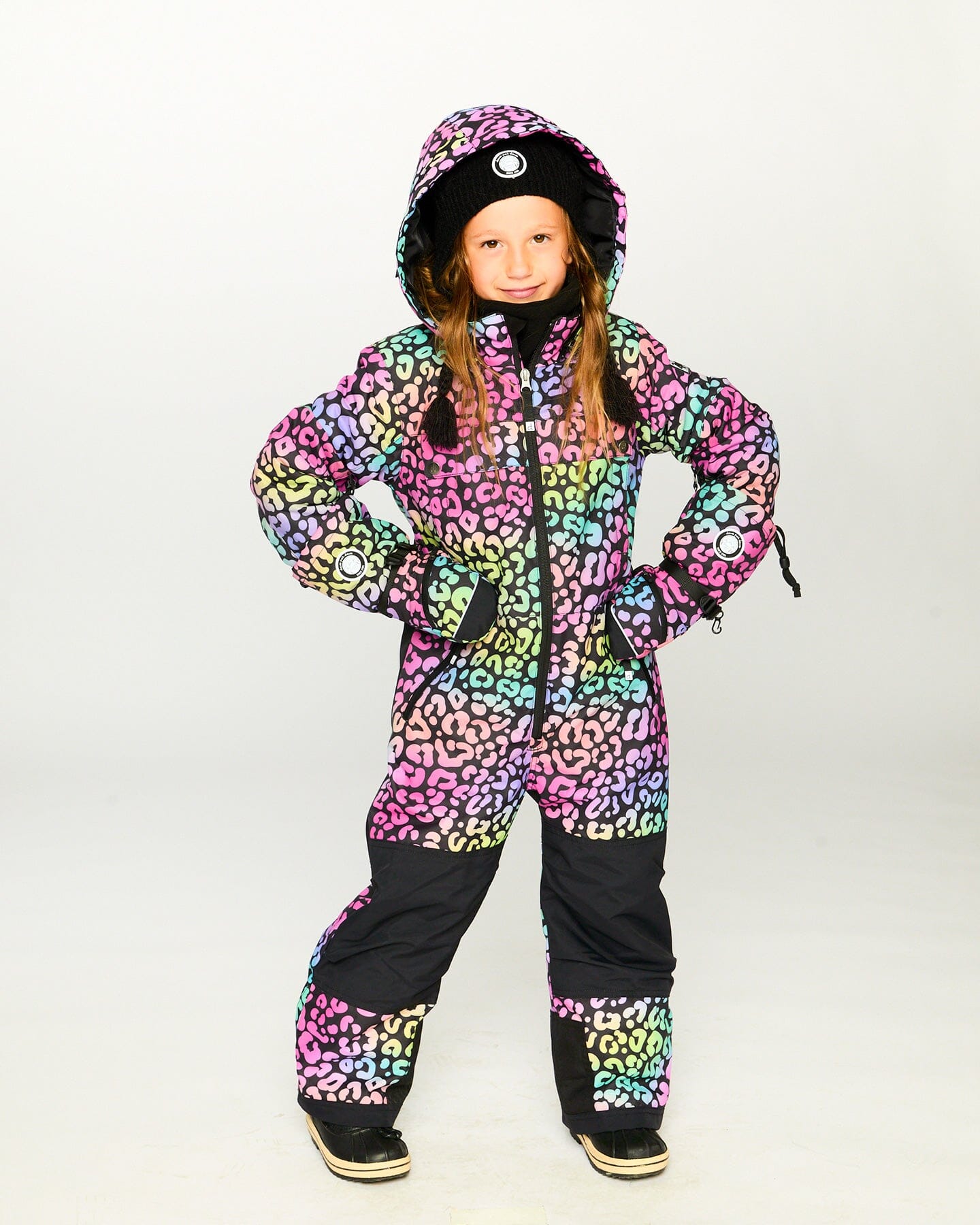 Winter Mittens Teknik Rainbow Leopard