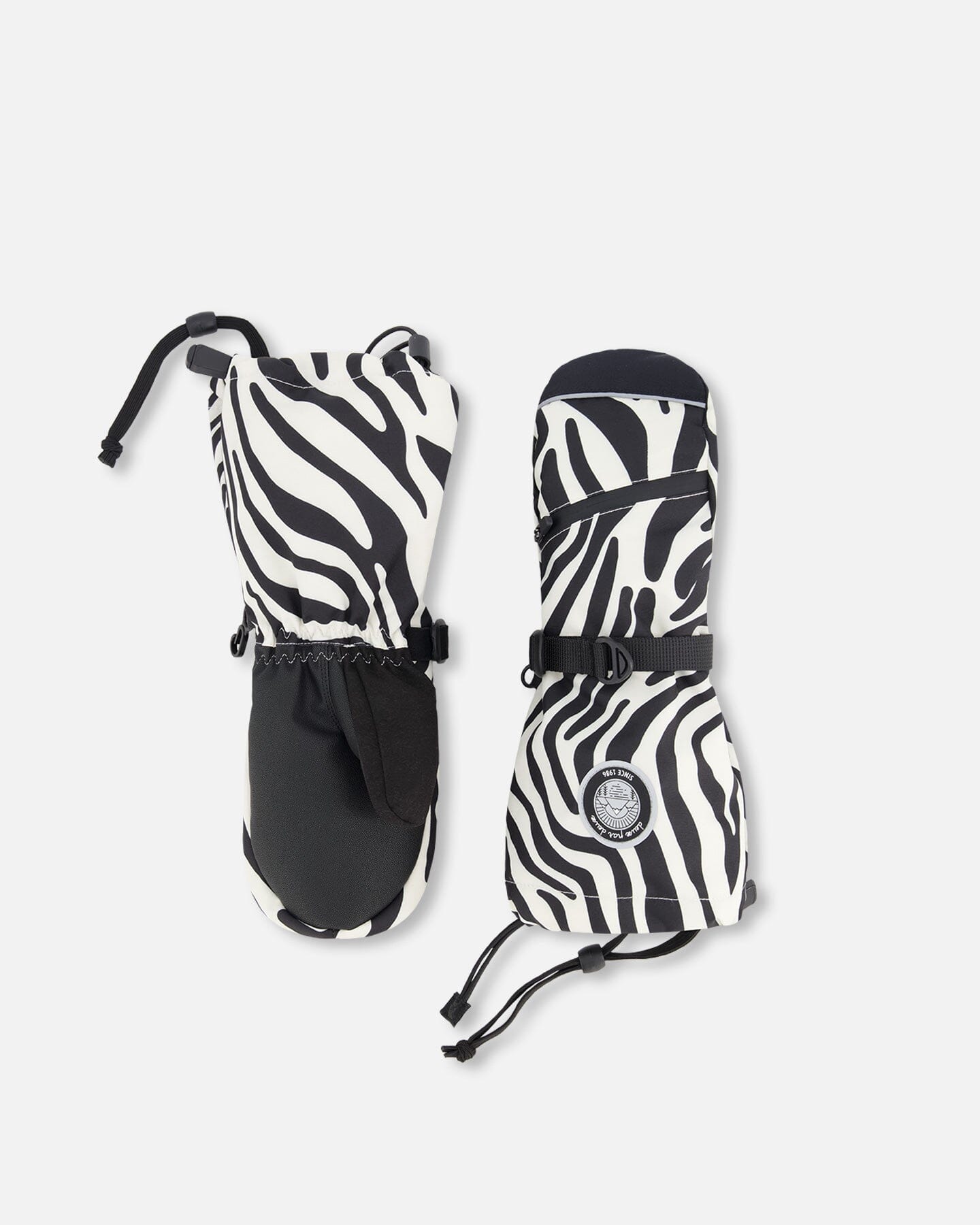 Winter Mittens Teknik Zebra Print