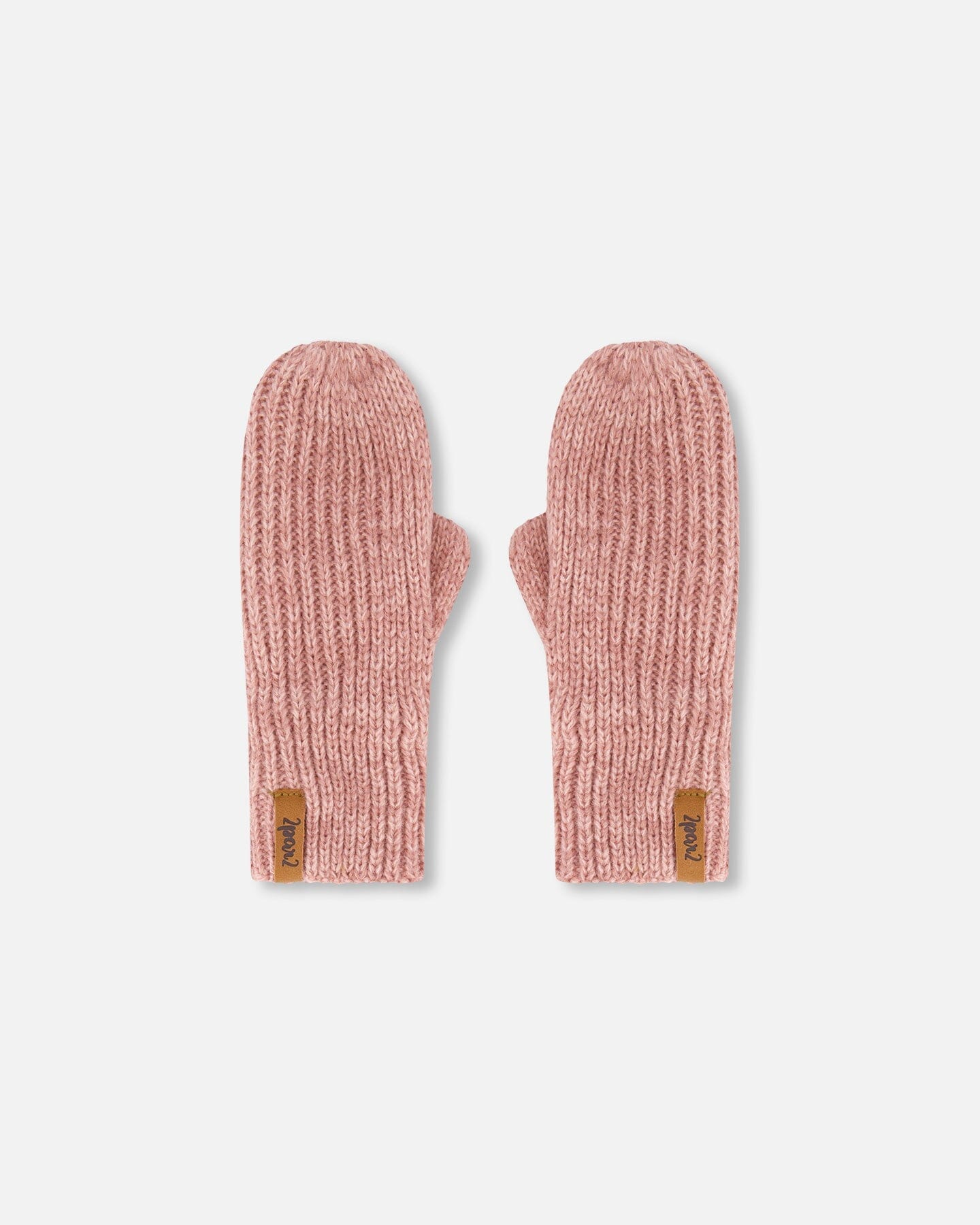 Mid-Season Knit Mittens Dusty Pink