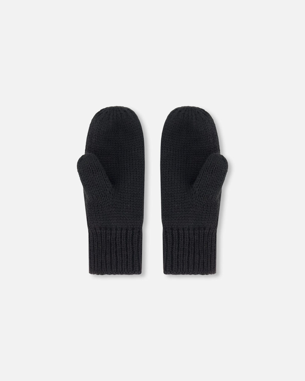 Mid-Season Knit Mittens Black