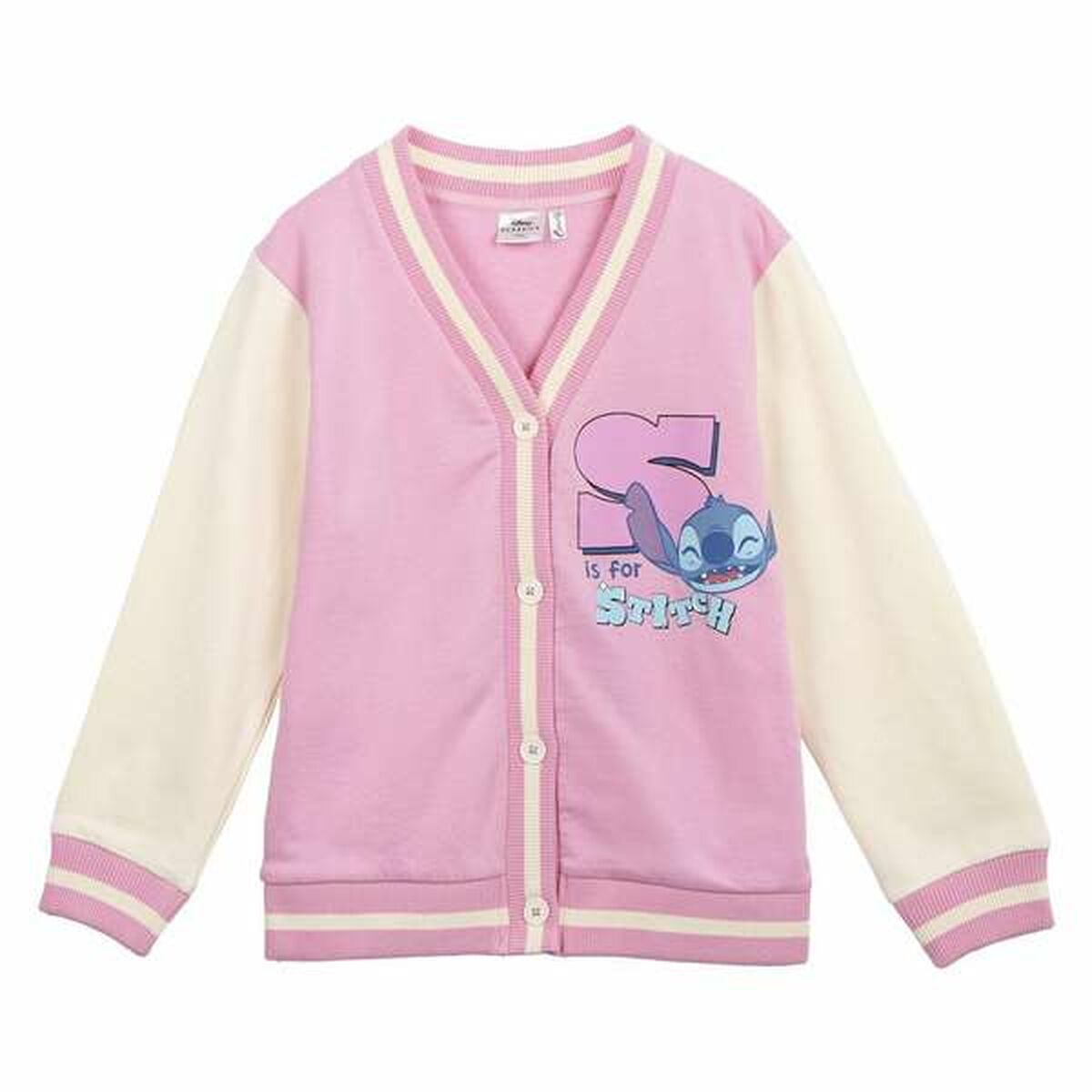 Children's Tracksuit Top Stitch Pink