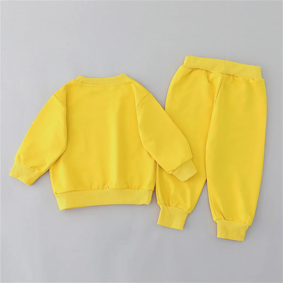 Cotton tracksuit set 2 pcs sweatshirt and trousers for Little Bear children