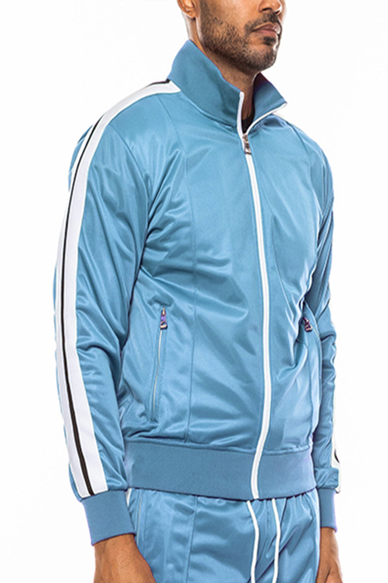 Front Pleat Track Jacket