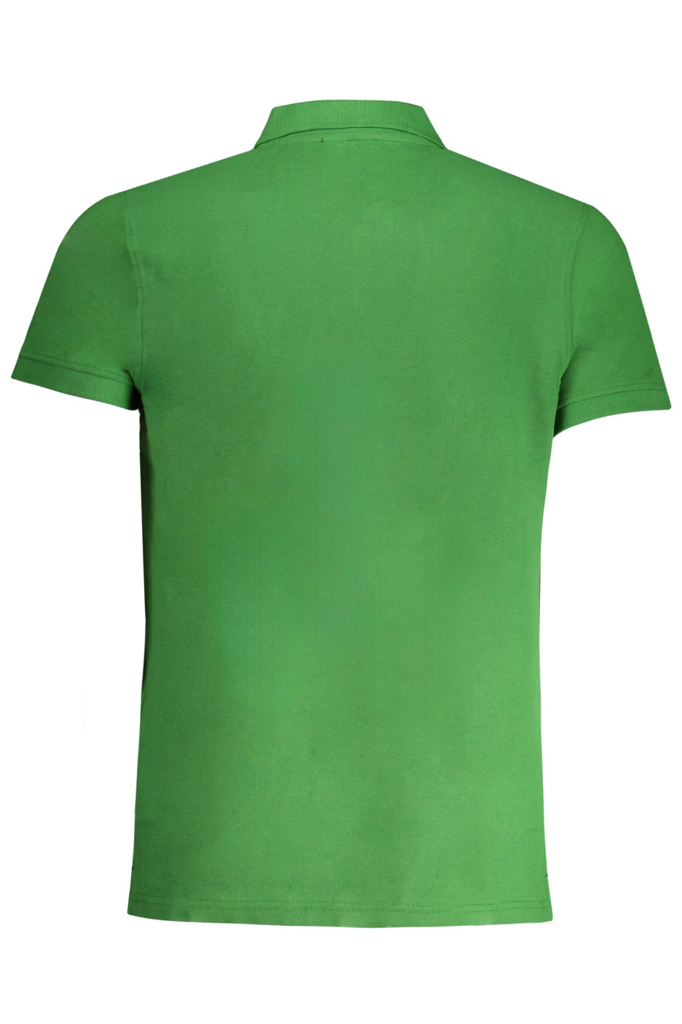 CAVALLI CLASS MEN'S GREEN SHORT SLEEVED POLO SHIRT
