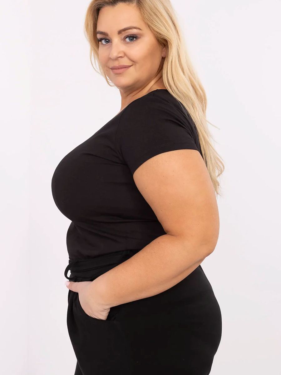 Plus size T-shirt model 211764 Relevance