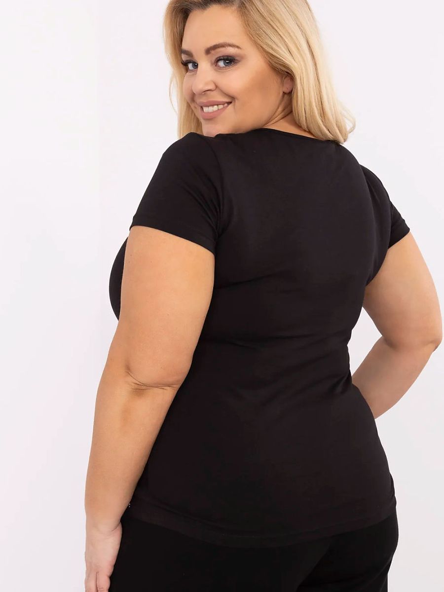 Plus size T-shirt model 211764 Relevance