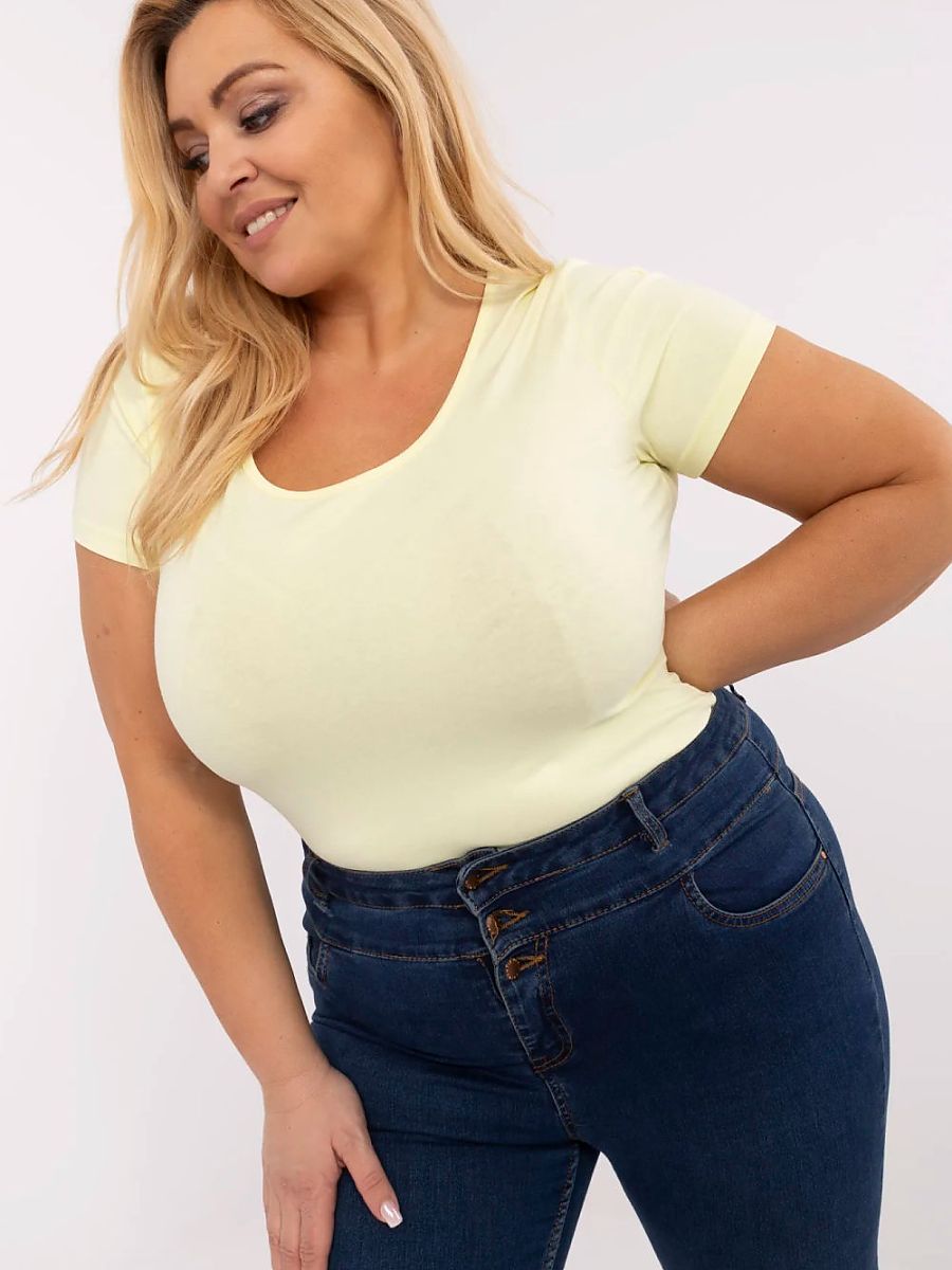 Plus size T-shirt model 211766 Relevance