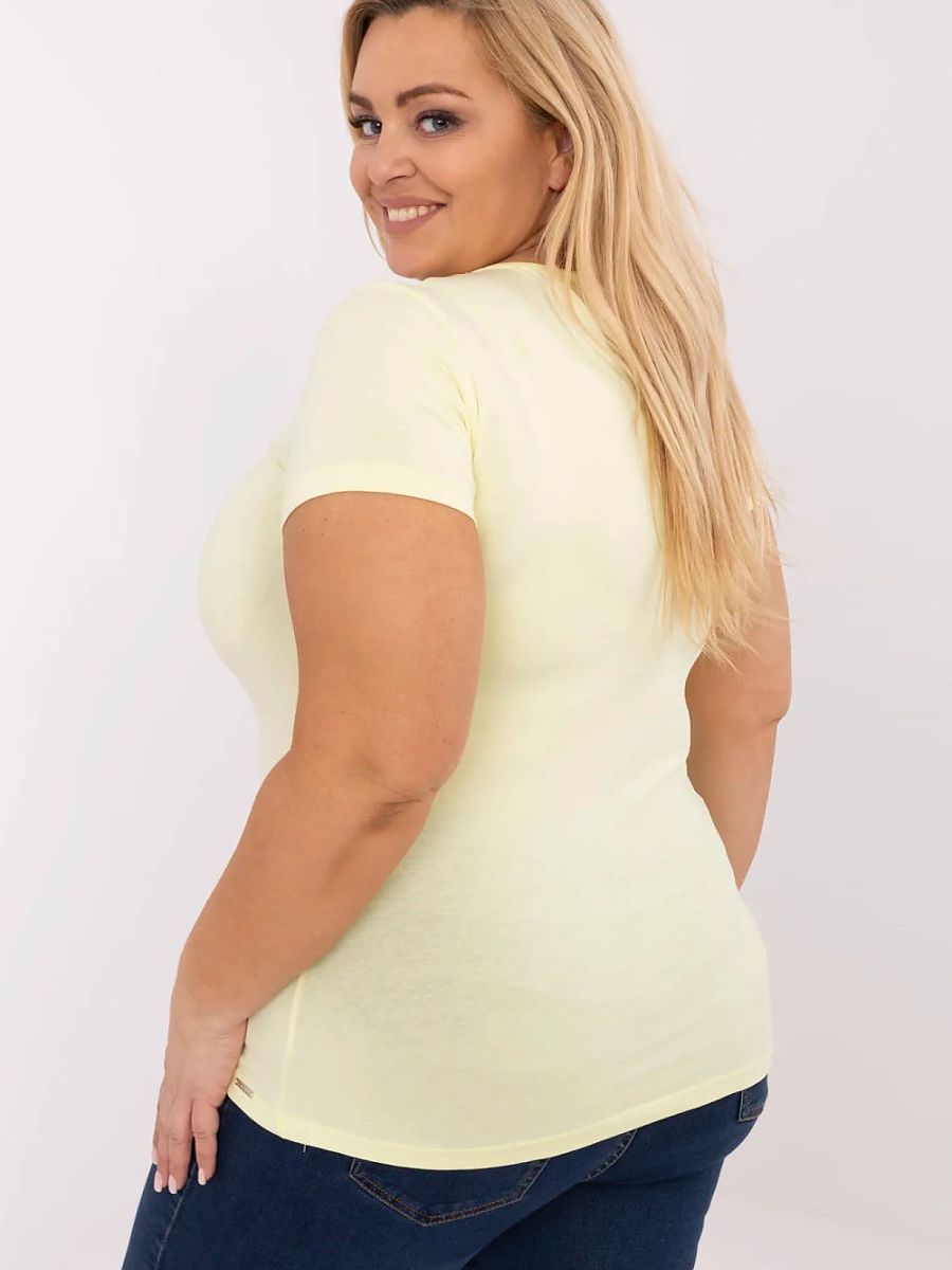 Plus size T-shirt model 211766 Relevance