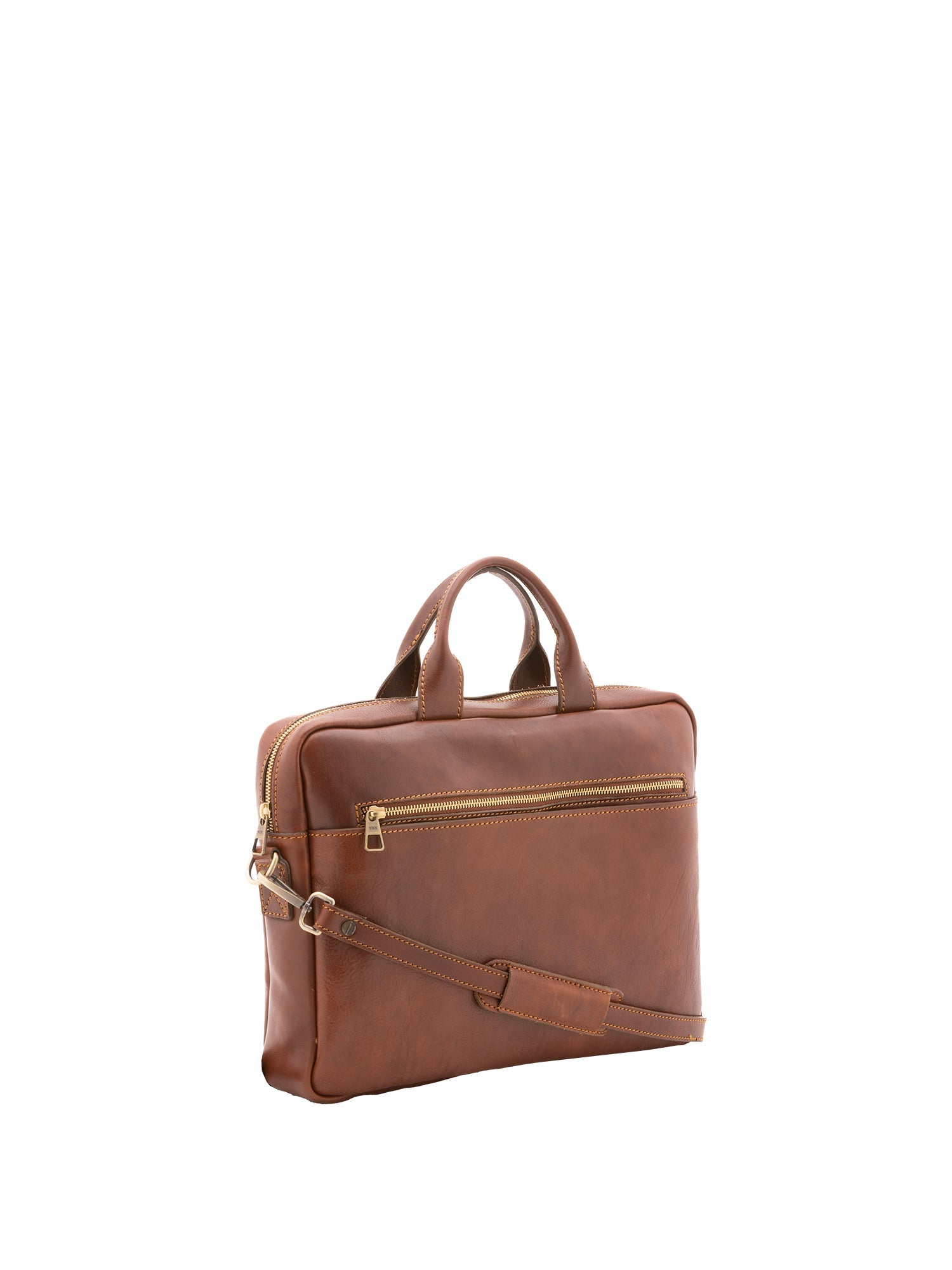 Borsa a mano unisex In Vera pelle Made in Italy 37x27x6 cm-2