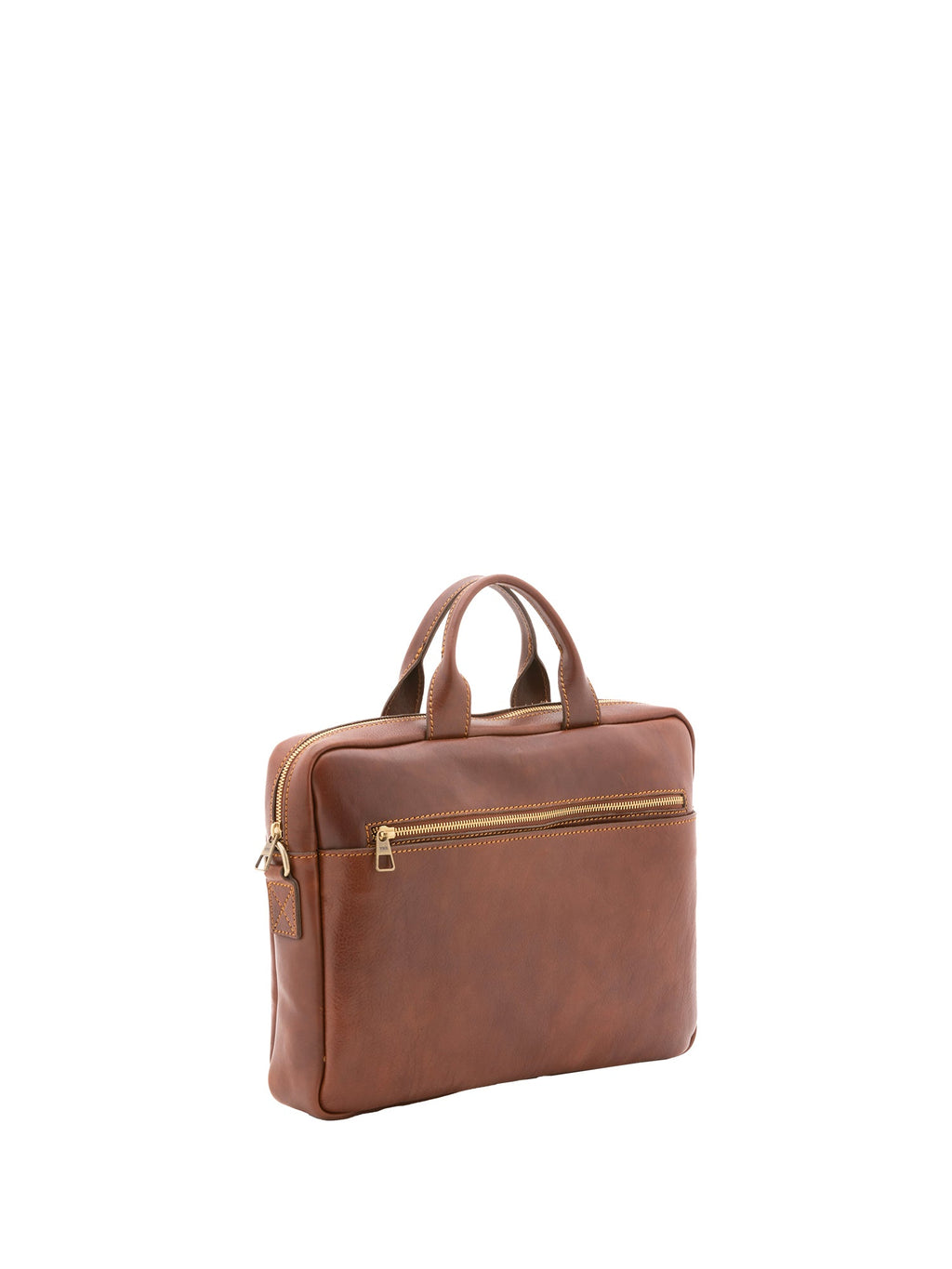 Borsa a mano unisex In Vera pelle Made in Italy 37x27x6 cm-1