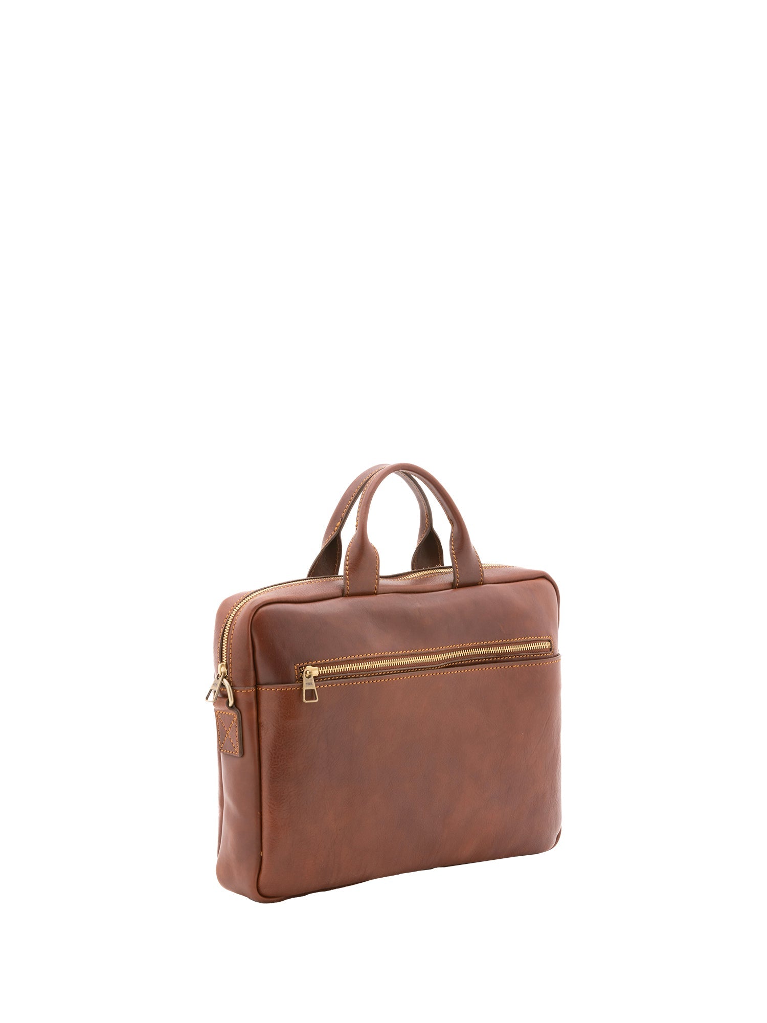 Borsa a mano unisex In Vera pelle Made in Italy 37x27x6 cm-1