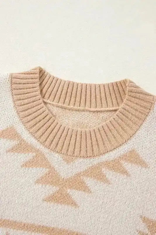 Aztec Charm Plus Size Sweater