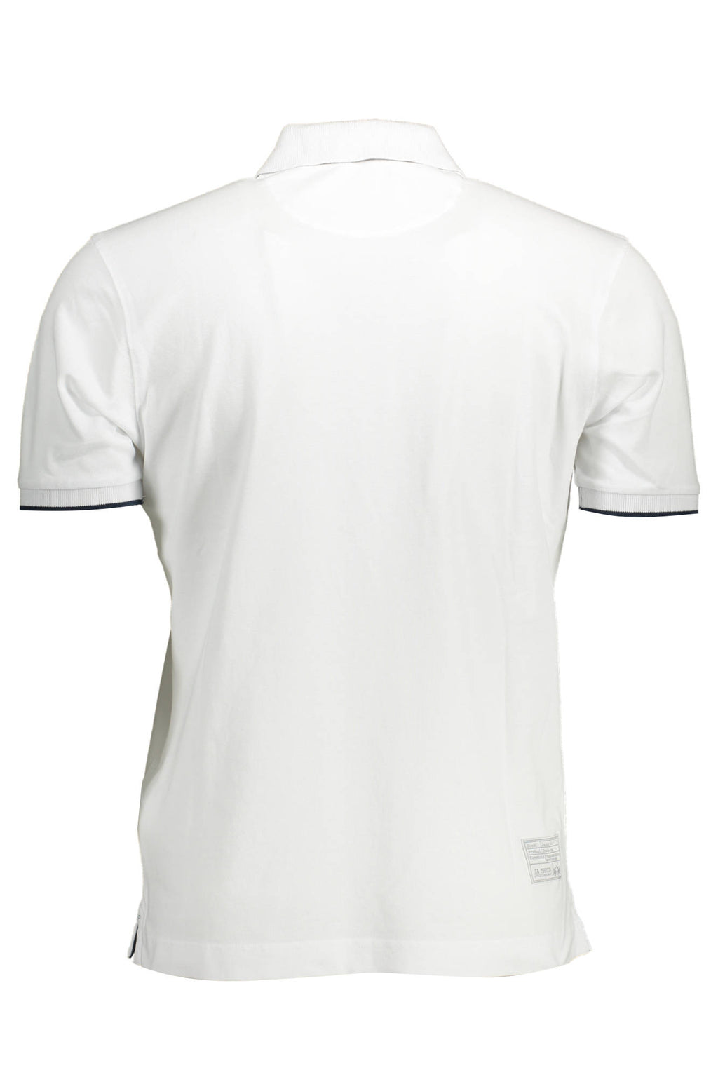 LA MARTINA MEN'S WHITE SHORT SLEEVED POLO SHIRT