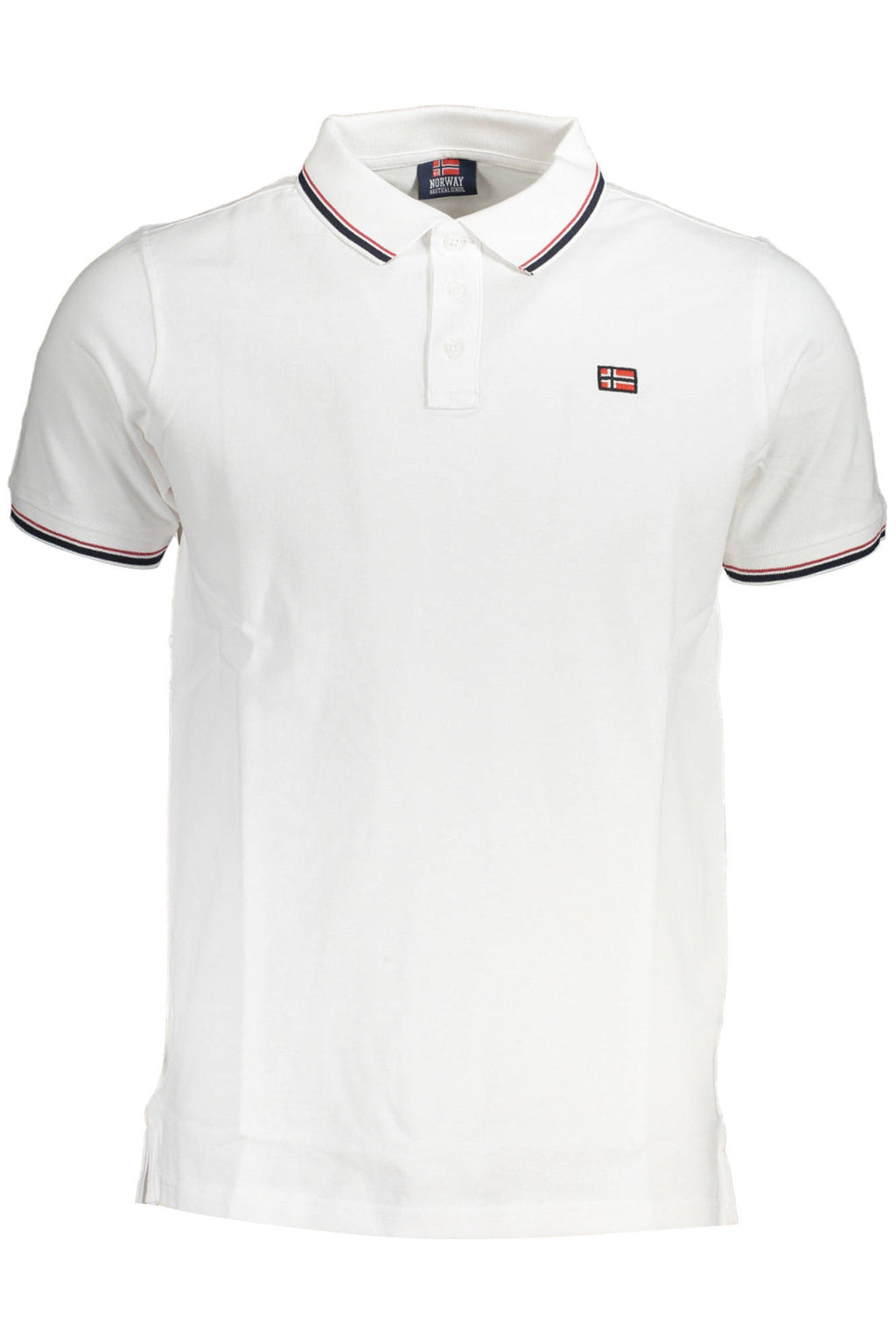 NORWAY 1963 MEN'S SHORT SLEEVE POLO WHITE