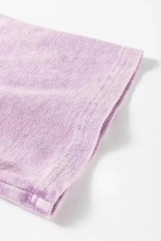 Orchid Mineral Wash Plus Size Tee