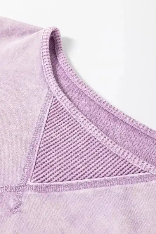 Orchid Mineral Wash Plus Size Tee