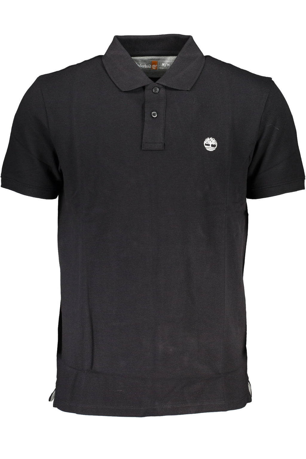 TIMBERLAND MEN'S BLACK SHORT SLEEVED POLO SHIRT